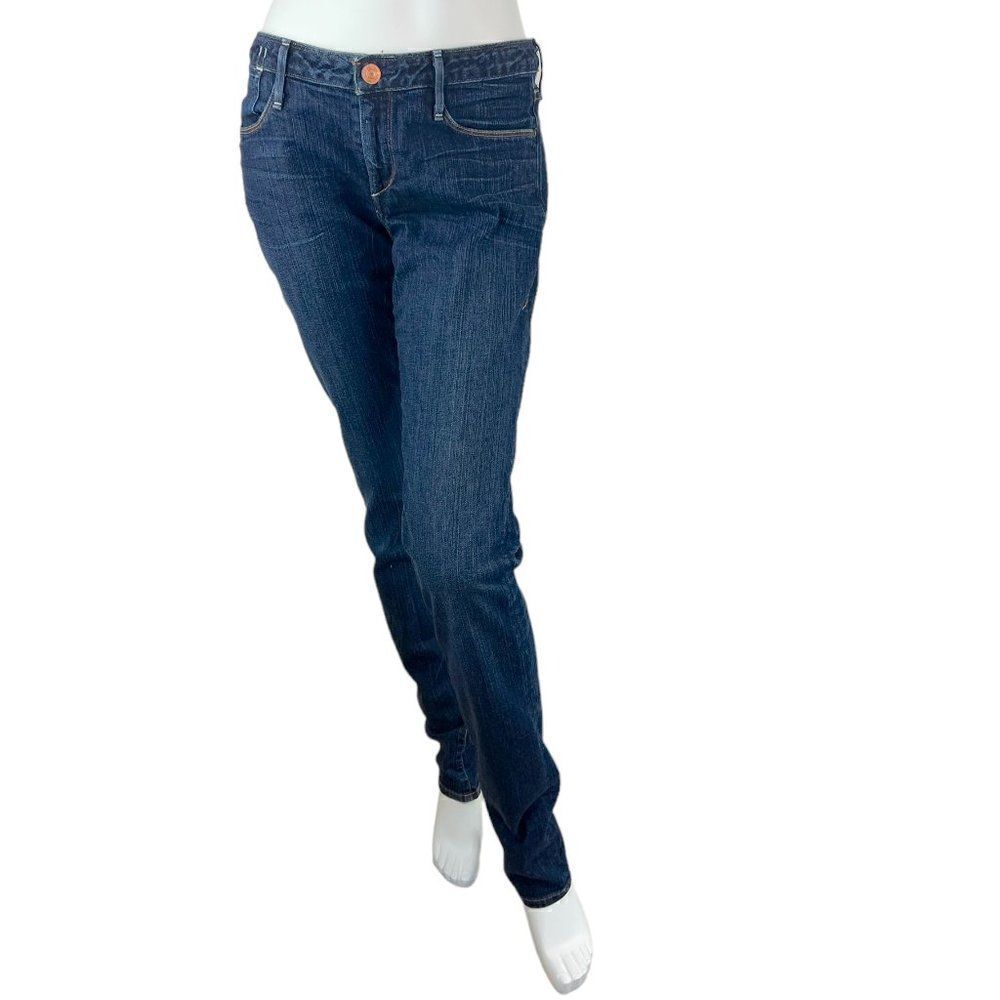 Earnest Sewn Harlan 18 Dark Blue Denim Jeans in Wiltwyck, Size 30